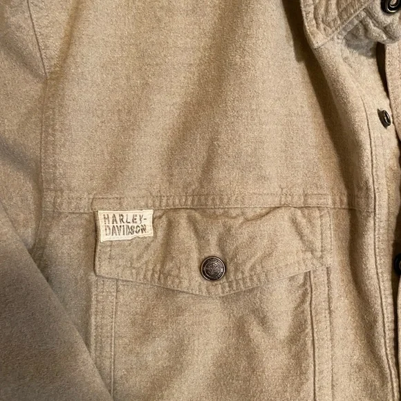 Harley Davidson snap button down shirt - Picture 2 of 6
